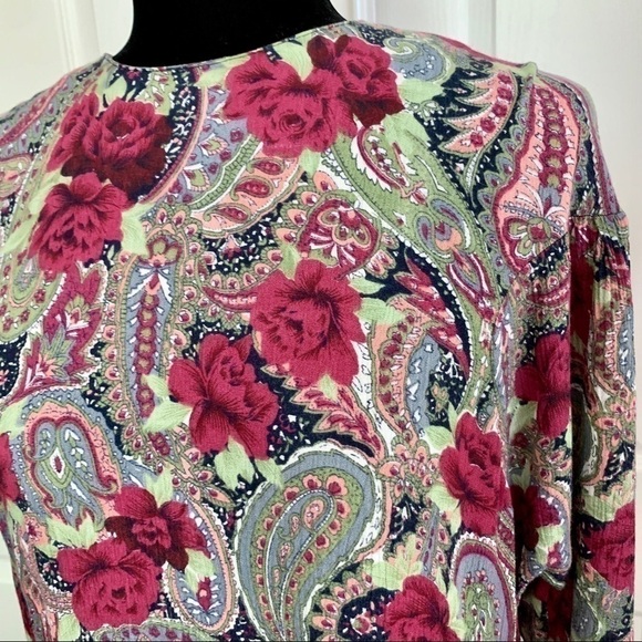 David Benjamin Vintage Paisley Drop Waist Dress - Picture 3 of 8